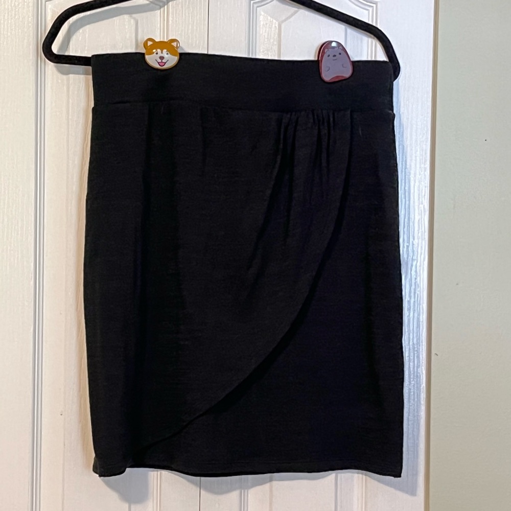 Gap Grey/Black Tulip Pencil Skirt M